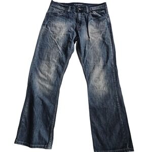 Flypaper Pants Mens 33x32 Blue Bootcut Denim 5 Pocket Casual Medium Wash Jeans